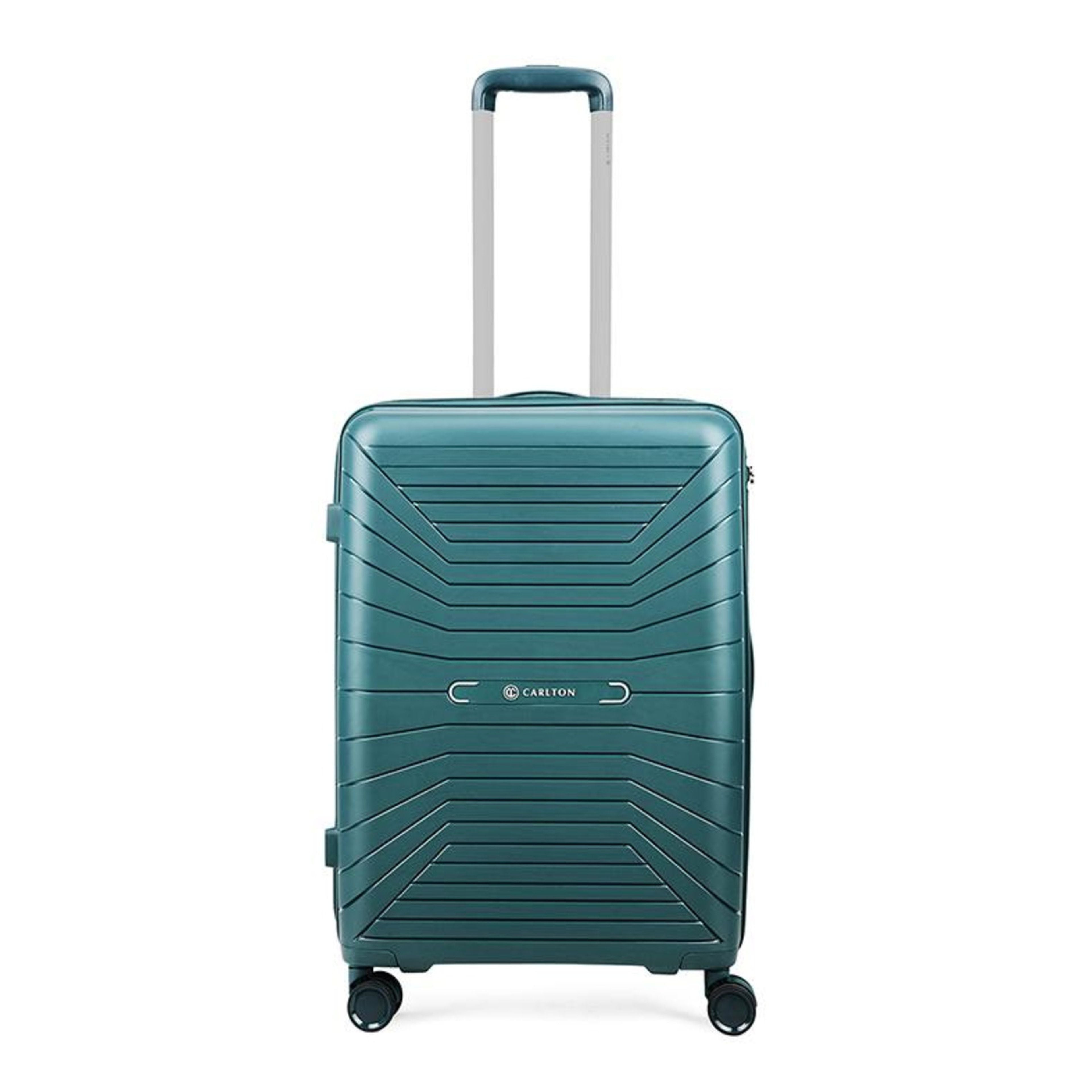 Carlton Carnival Plus 4 Wheel Hard Trolley Green