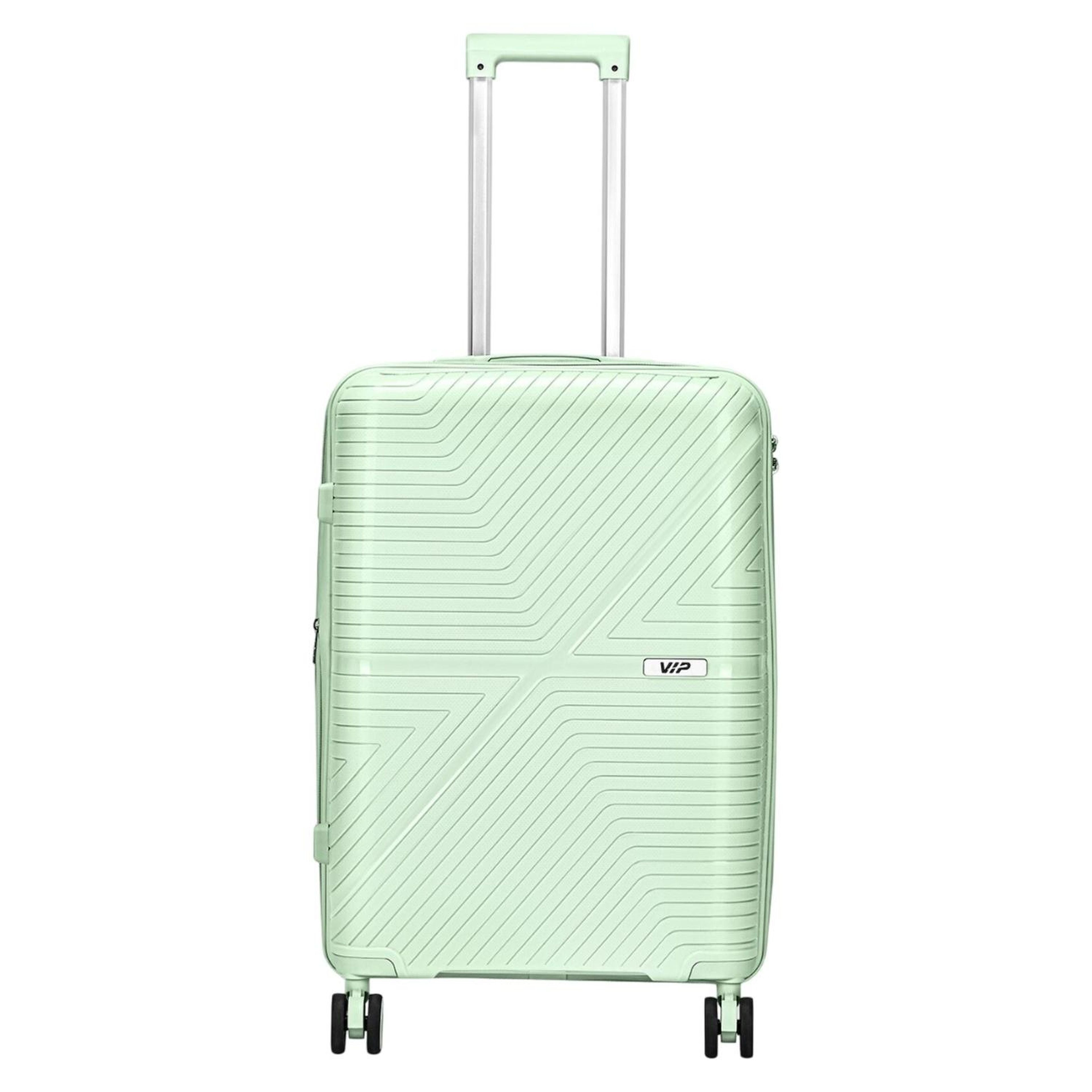 VIP Retreat 4 Wheel Hard Trolley, Light Green