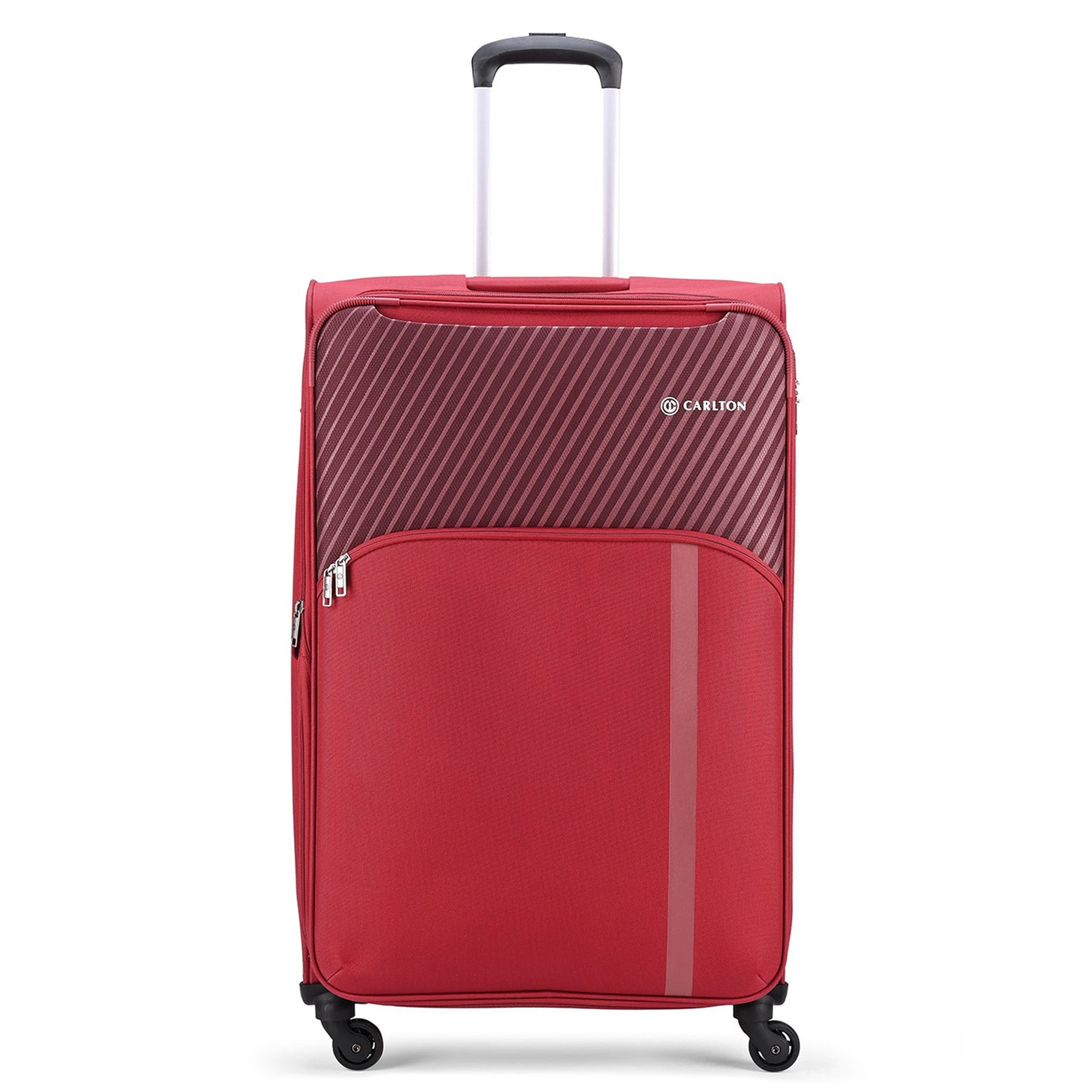Carlton Striker Plus 4 Wheel Soft Trolley Red Main image