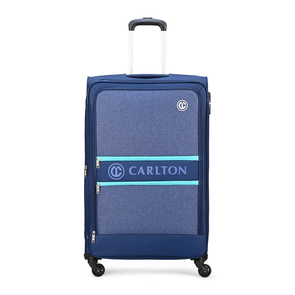 Carlton Apache 4 Wheel Soft Trolley, Blue