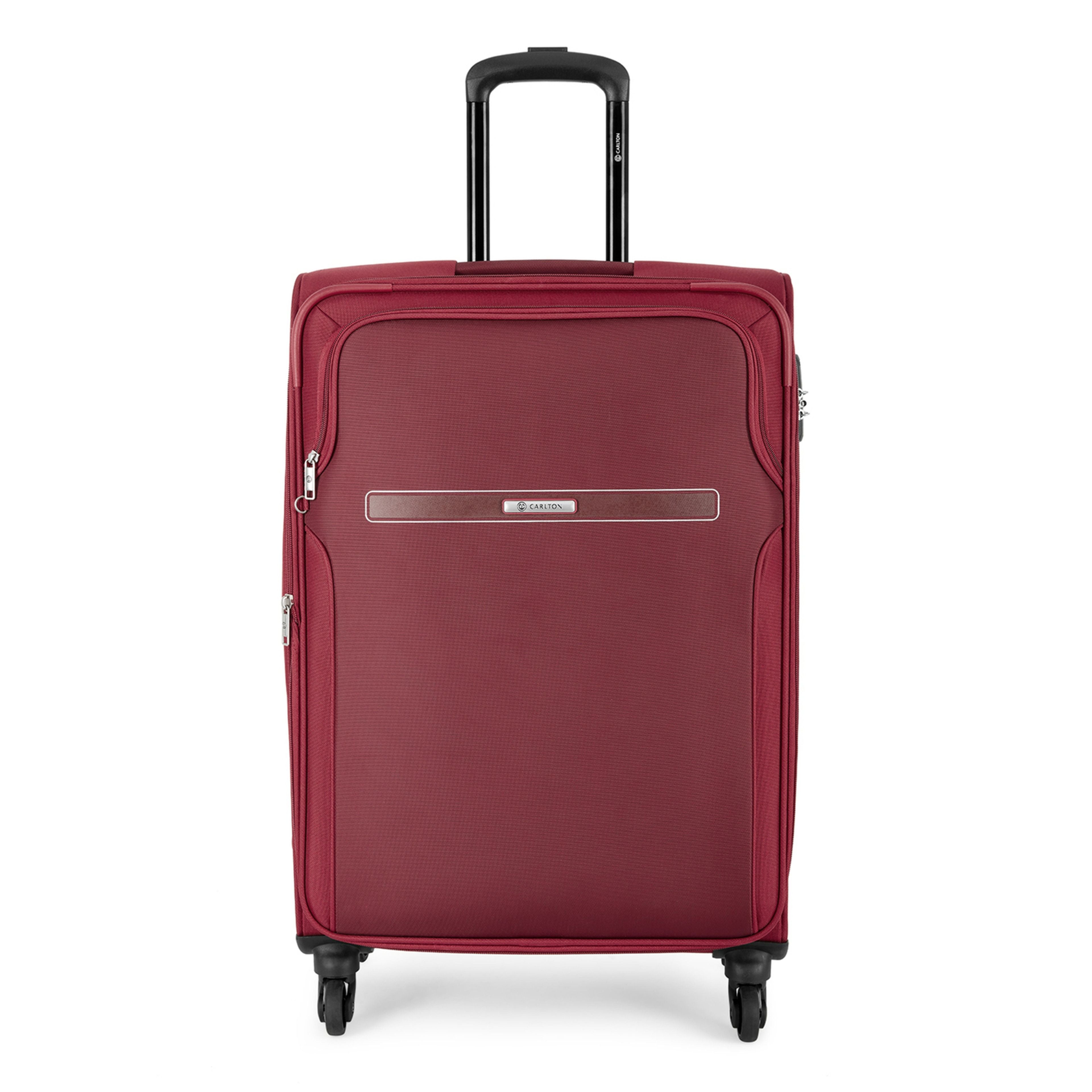 Carlton Turbolite 4 Wheel Soft Trolley, Rhubarb Pink Secondary image