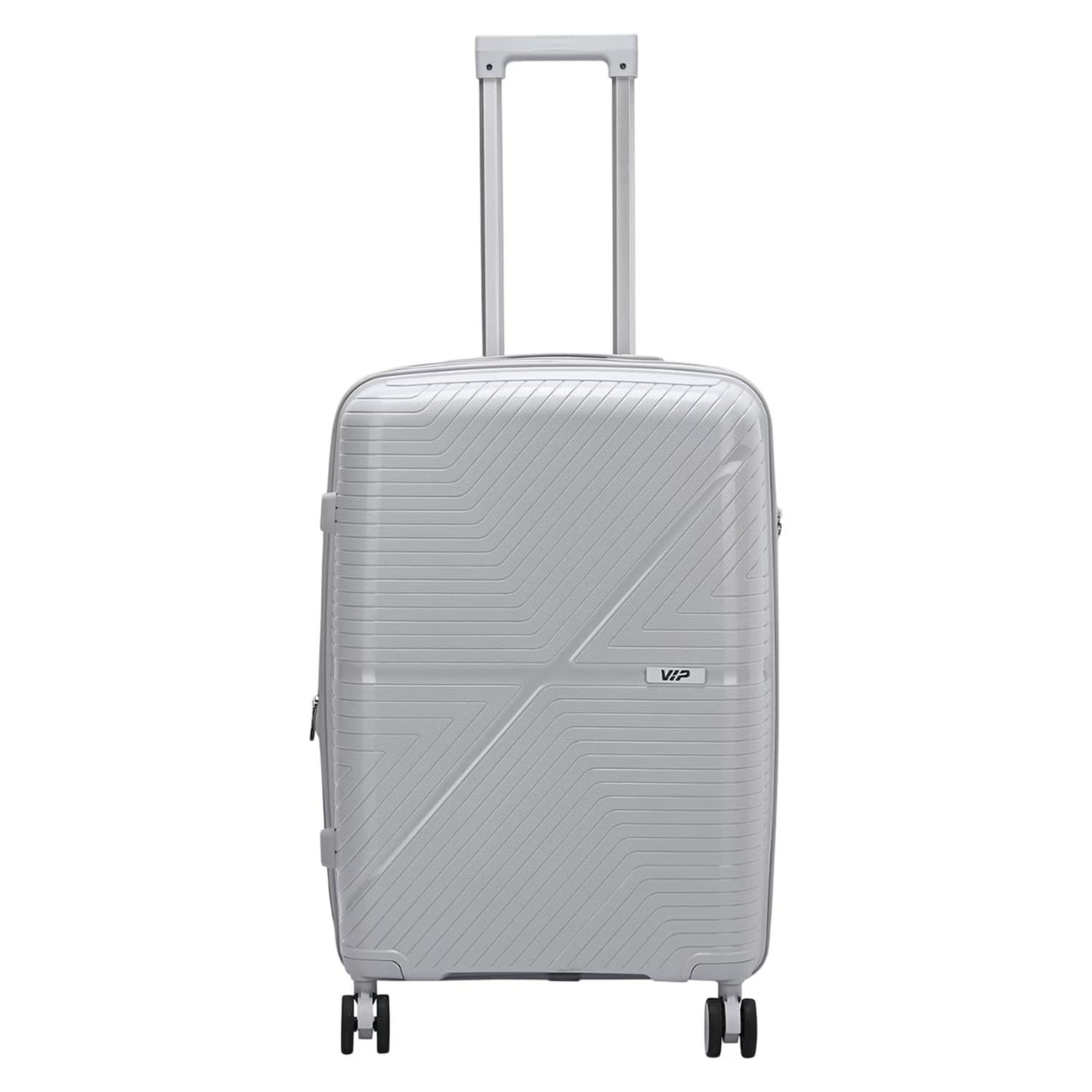 VIP Retreat 4 Wheel Hard Trolley, Light Grey Main image