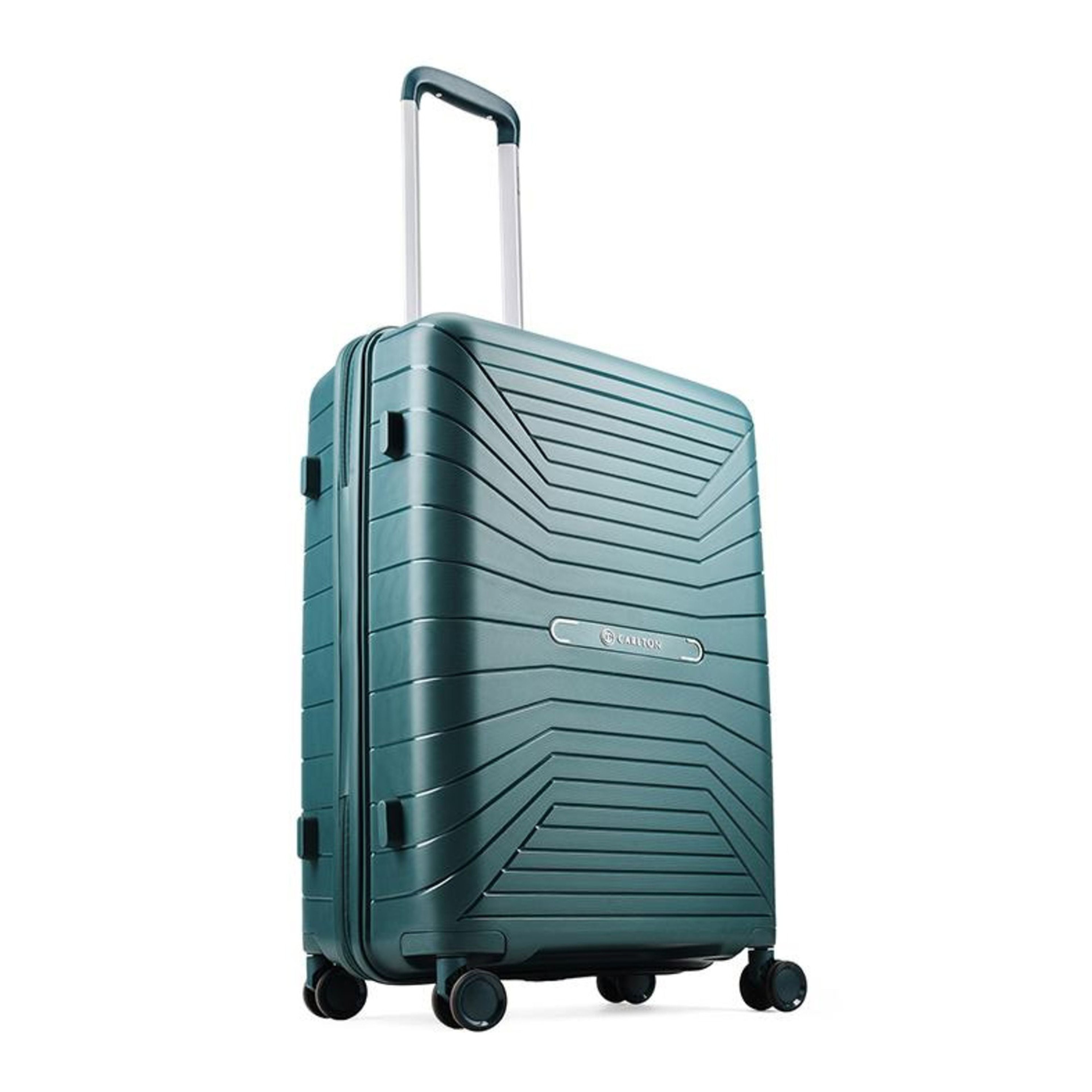 Carlton Carnival Plus 4 Wheel Hard Trolley Green Secondary image
