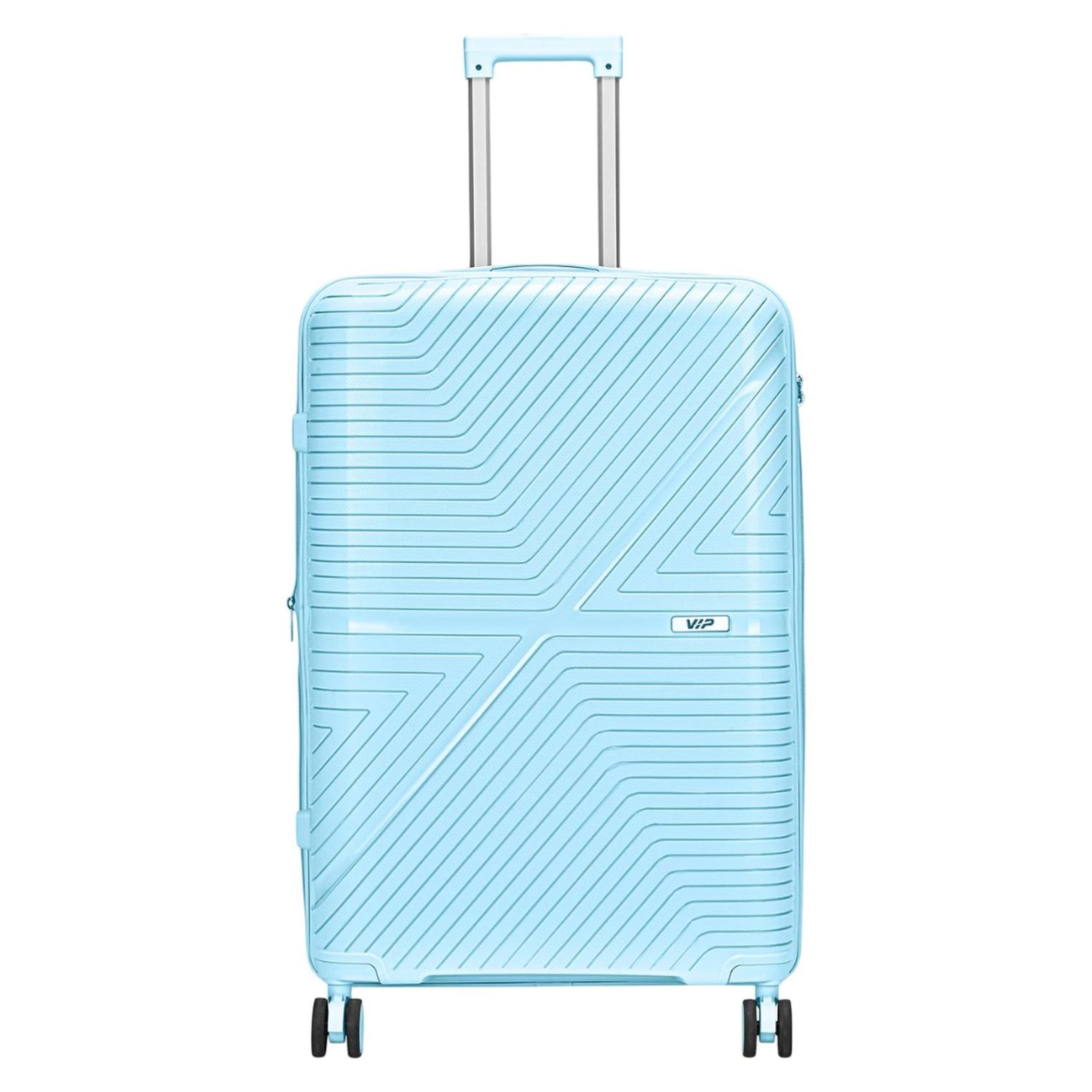VIP Retreat 4 Wheel Hard Trolley, Light Blue Secondary image