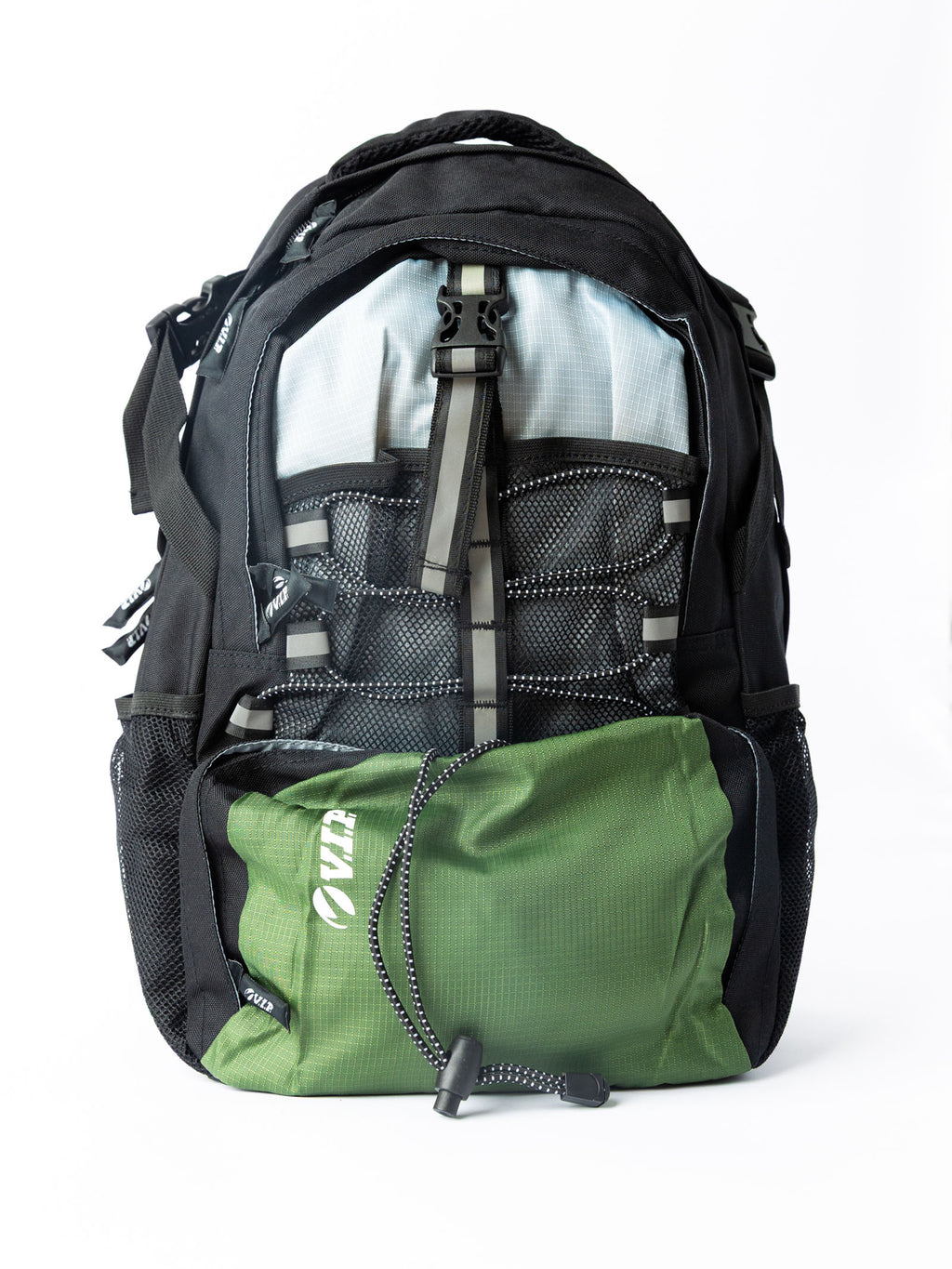 VIP I01-03 Laptop Backpack Green with Grey