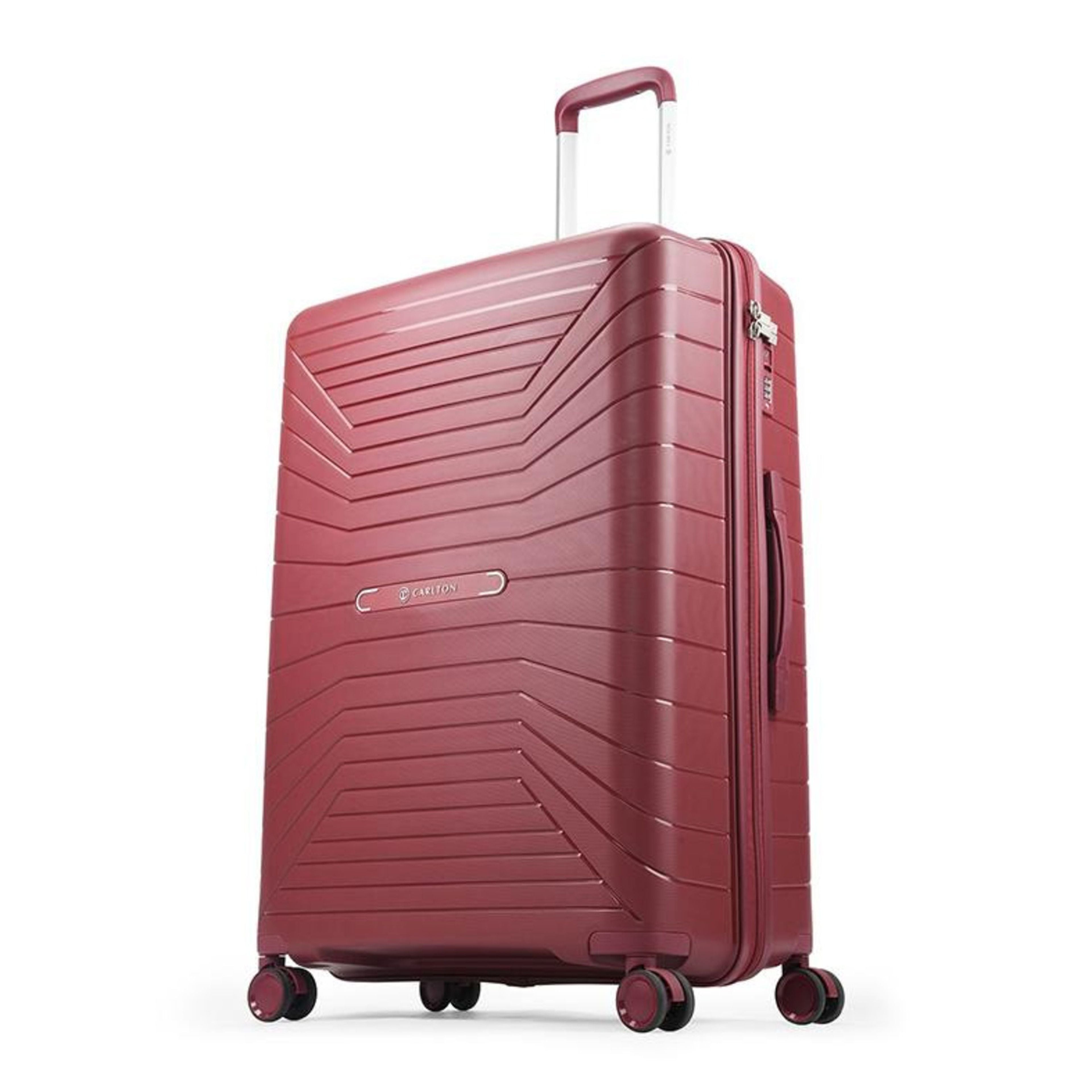 Carlton Carnival Plus 4 Wheel Hard Trolley Maroon