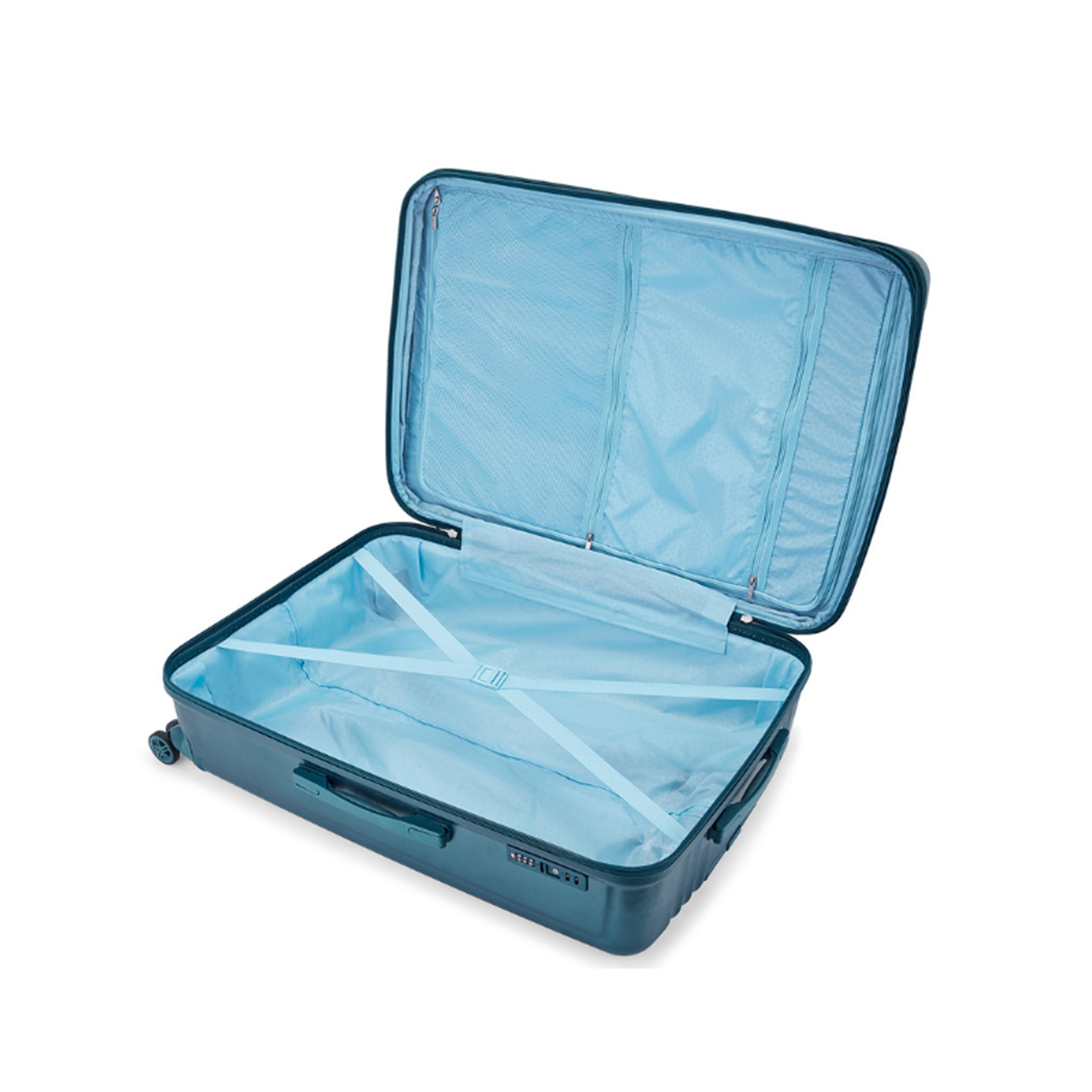 Carlton Meridian 4 Wheel Hard Spinner Trolley, Deep Teal
