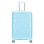 VIP Retreat 4 Wheel Hard Trolley, Light Blue
