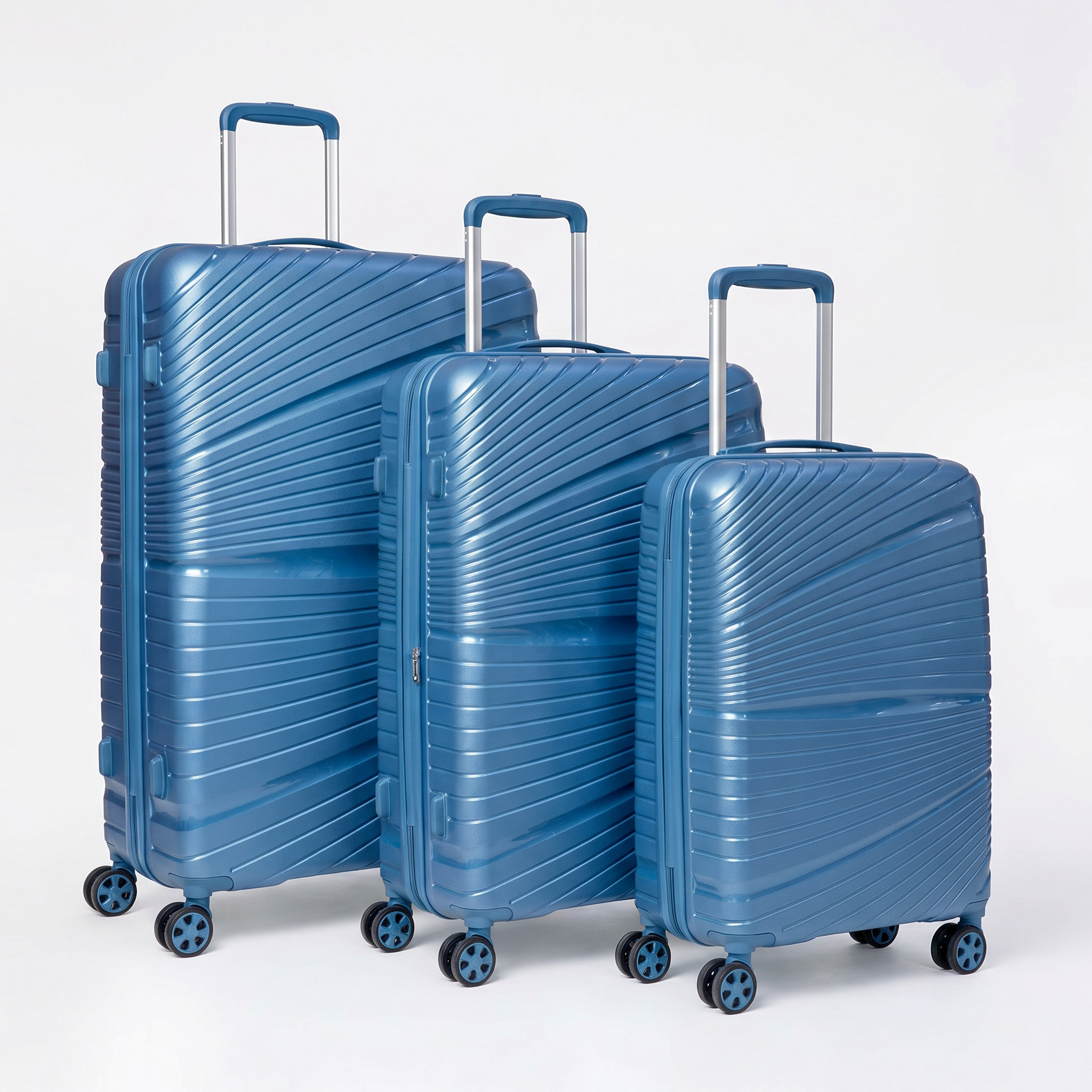 Skybags Skylite Blue 3-piece luggage set - three sizes Main image